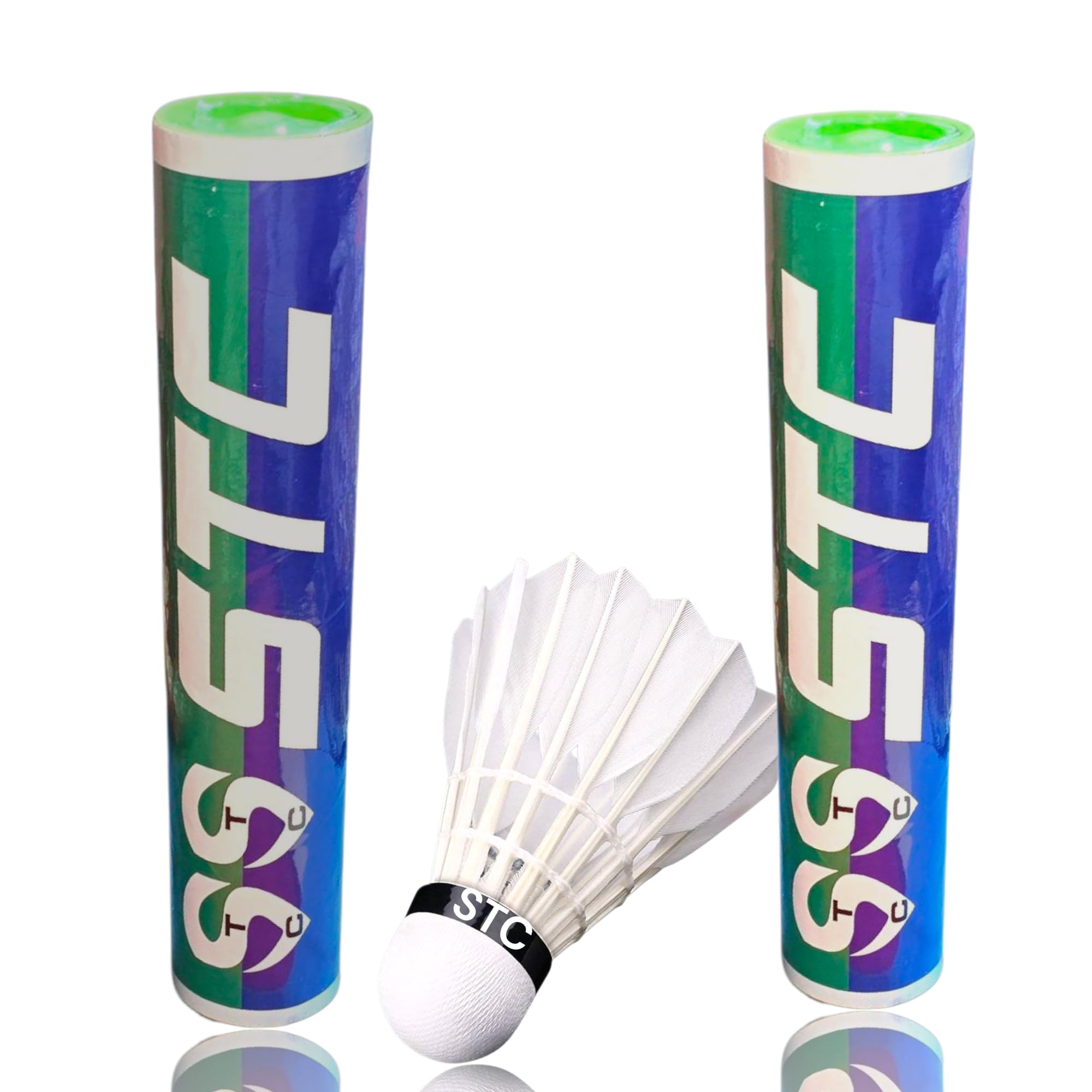 777 Gold Series Feather Shuttlecock, Pack of 10 (White) 2-Box-image-46