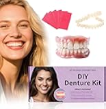At-Home DIY Denture Kit: Full Set of Upper & Lower False Teeth for DIY Smile Transformation-LL03