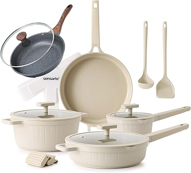 SENSARTE Ceramic Nonstick Cookware Set - Thumbnail 2