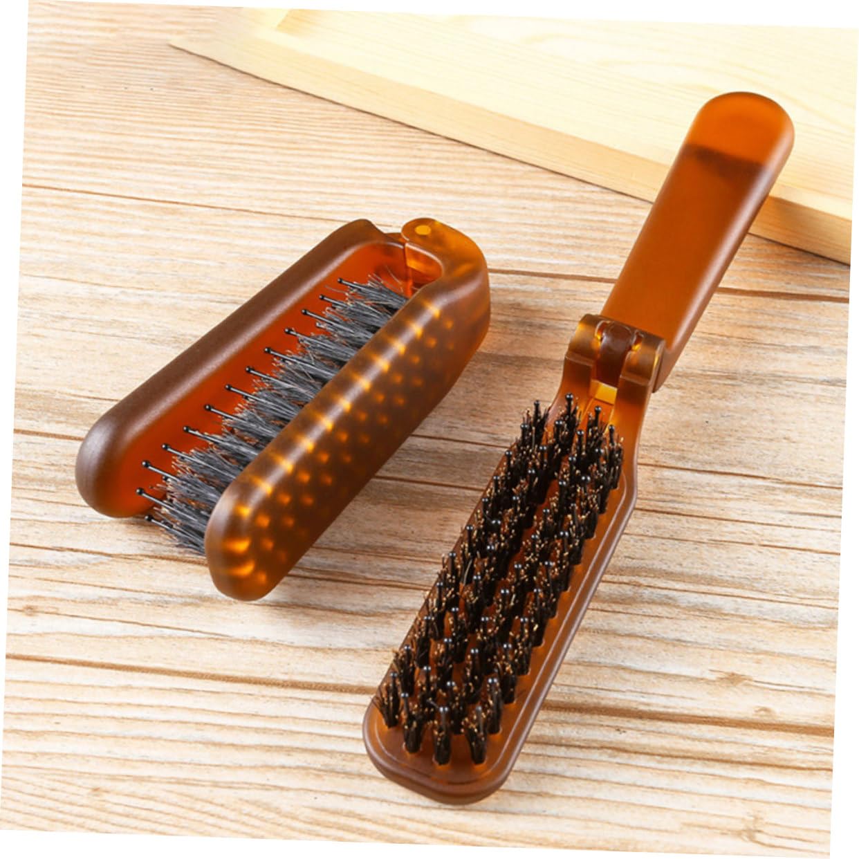FRCOLOR 6stücke Faltbare Reisehaarbürste Mit Massageborsten Kompakte Haarbürste Für Und Für Unterwegs Und Praktische Haarkämme Für Und Lockiges Haar