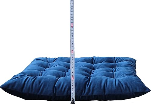 Miniatura 6 de Cojín de tumbona para patio, mecedora, sofá, muebles, cojines de descanso para interiores y exteriores, grueso, para tumbona, columpio con lazos