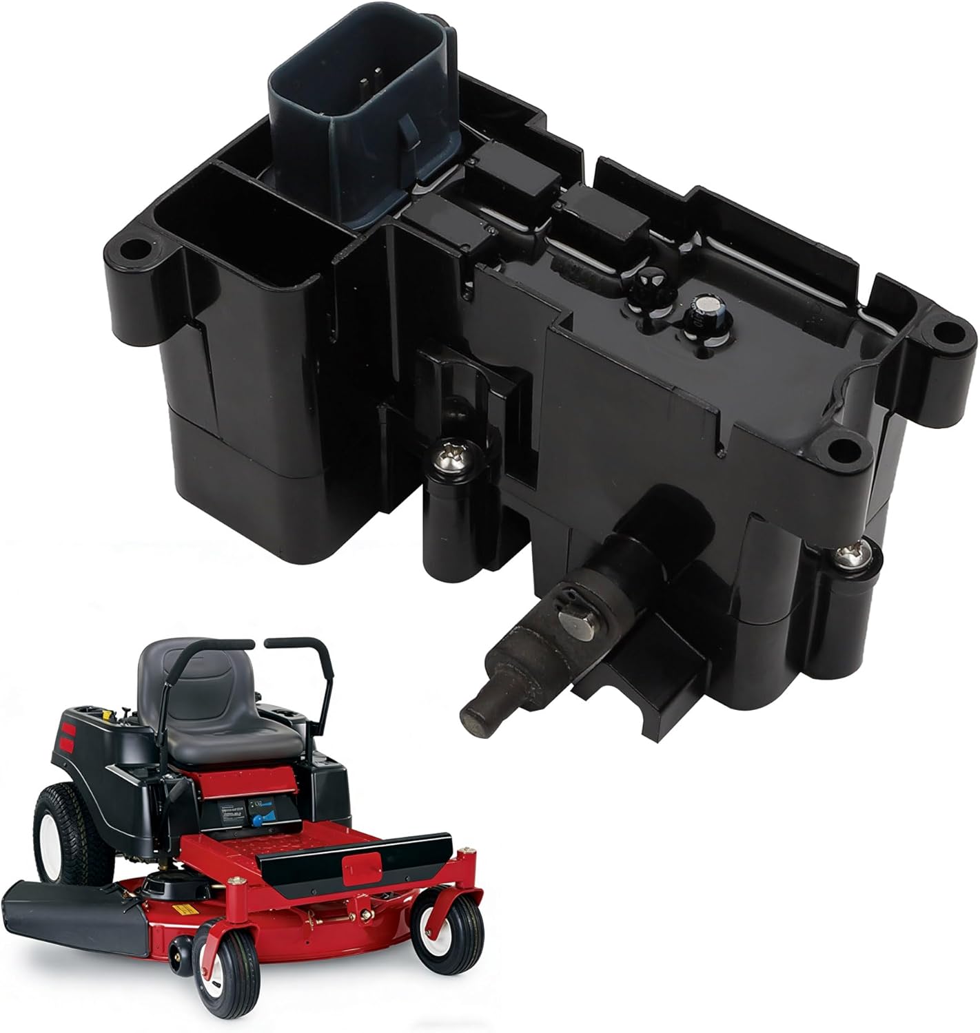 Dasbecan 121-3017 Brake Control Module Compatible with Toro TimeCutter & Exmark Quest E S Series Lawn Mower Replace# 115-9660, 120-7144 Brake Control Replacement