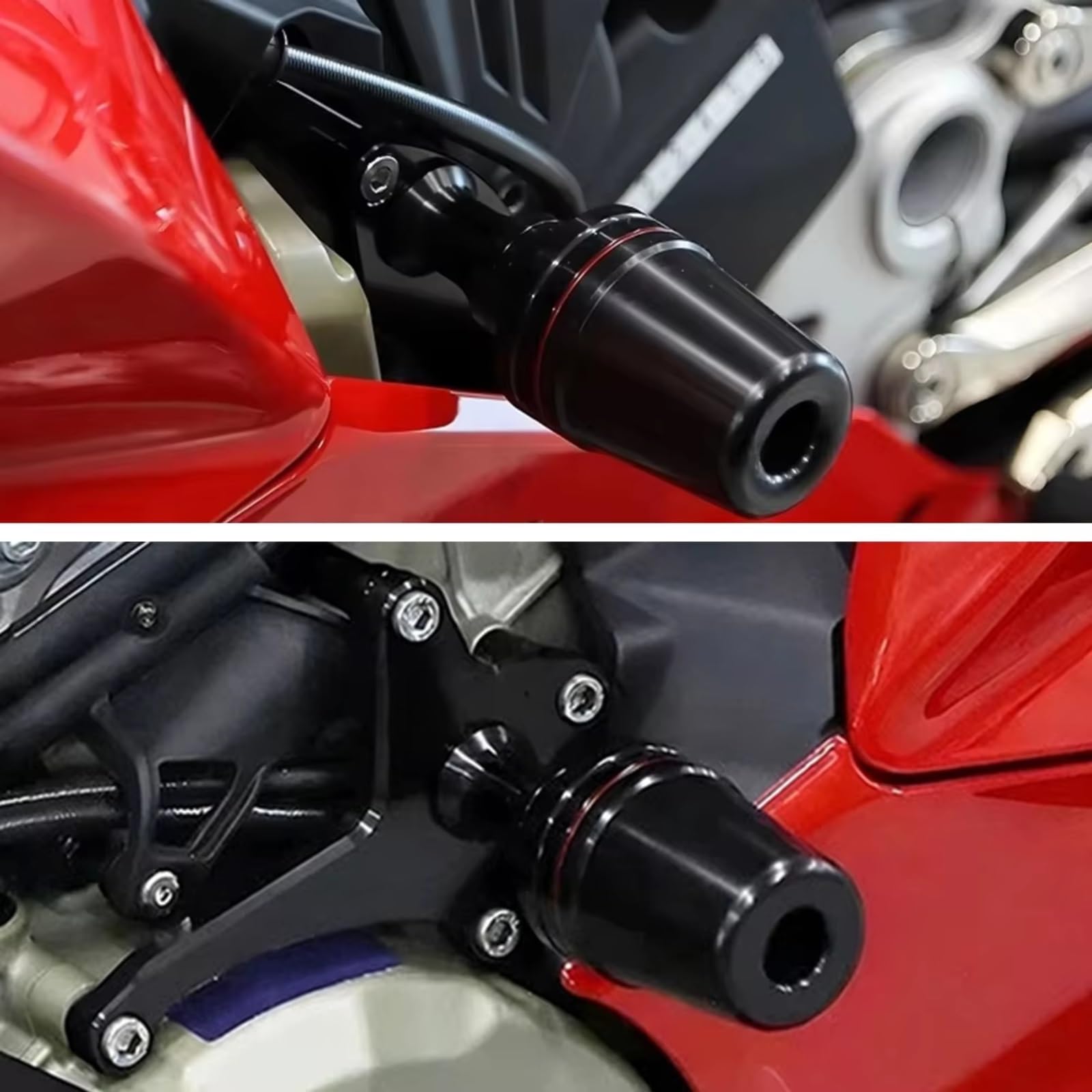 Slider Telaio Moto Anti Compatibile Con Ducati Per Panigale V4 2025 Moto Protezione Dalla Caduta Paratelaio Carenatura Guard Crash Pad Protector Parti Ricambio