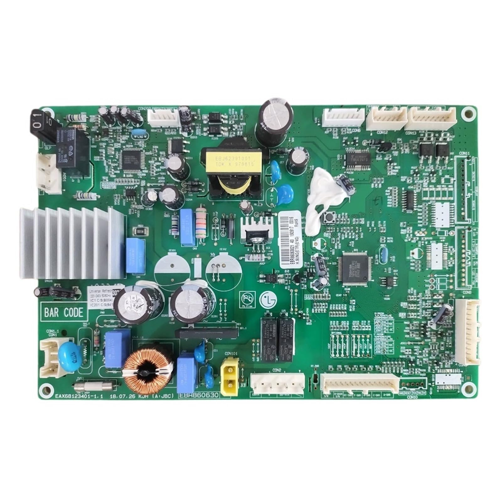 EBR86063021 Motherboard Inverter Control Board ，Compatible For LG， Refrigerator