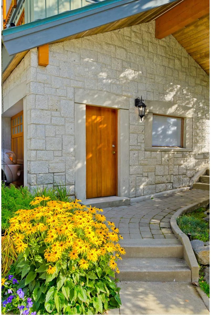 Z-Lite 522S-BK Wakefield Outdoor Wall Light, Aluminum Frame, Black Finish and Clear Beveled Shade of Glass Material