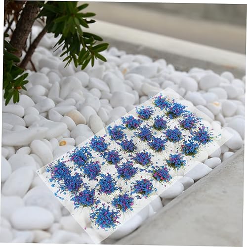 Miniatura 5 de 1 caja de flores modelo de racimo de flores, decoración de maceta, mini casa de muñecas, mesa de arena, decoración de flores, bases de ferrocarril,