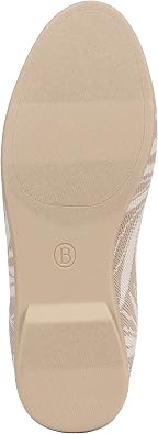 Bzees For Lifestride レディースキット バレエフラット, ベージュ/エッグノッグリーフプリント, 22.0 cm