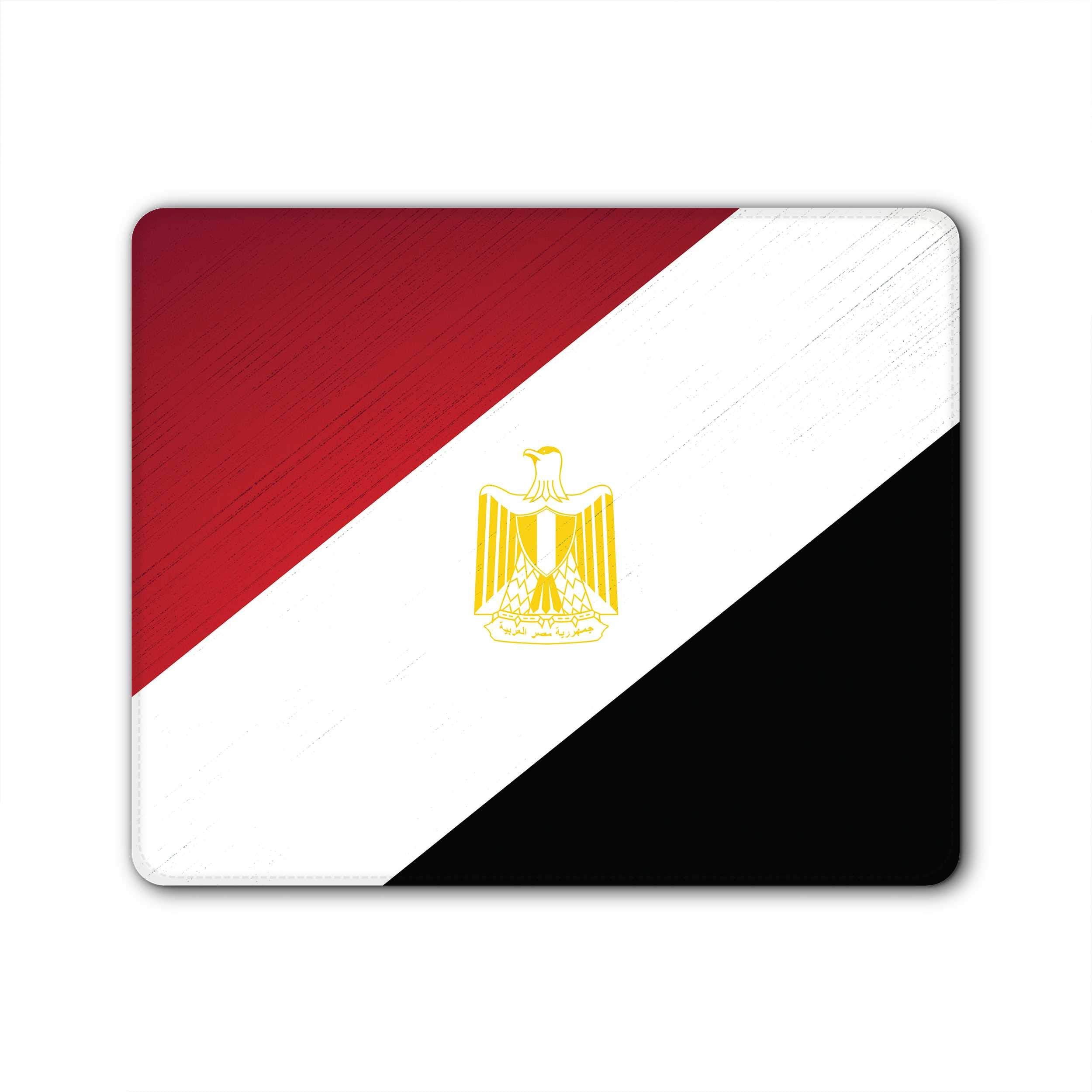 Stylizedd Designer Gaming Mousepad Laptop Full Color Non-Slip Full Color - Flag Of Egypt