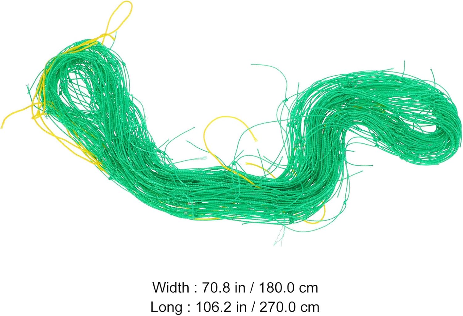 GALPADA Flexible Nylon Garden Trellis Netting 1.8m X 2.7m for Climbing Plants and Vine Support, Plant Climbing Trellis for Passion Fruit, Grapes, Vegetables, and Flowers in Outdoor Garden