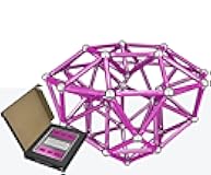 Geomag Masterbox Magnetic Toys for Kids Ages 8+, 248pc Purple Educational STEM Magnets for Kids - Swiss-Made Magnetic Blocks, Tiles and Building Toys from 100% Recycled Plastic