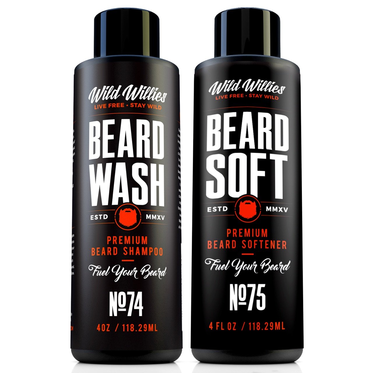 Beard Wash and Conditioner Bundle by Wild Willies Packed w