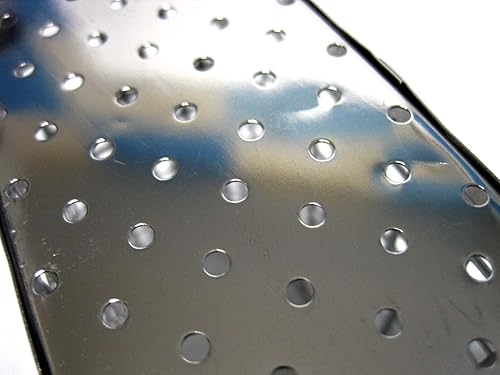 Miniatura 7 de Pequeña cesta cuadrada de acero inoxidable perforada para cubiertos de almacenamiento de fregadero plateado por Stopia