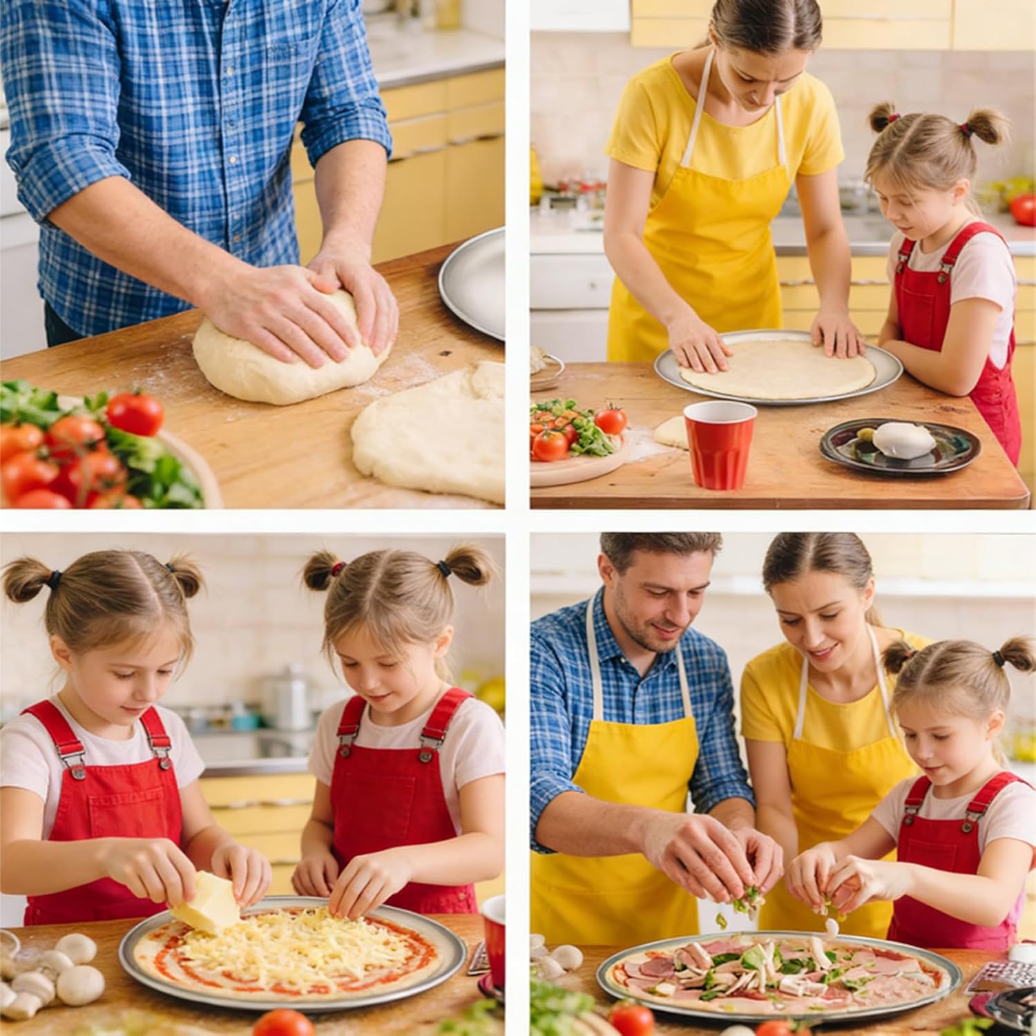 12 Inch Pizza Pan for Oven - Non-Stick Stainless Steel Pizza Tray, Dishwasher Safe & Easy Clean, Durable Pizza Pan for Home Use - Image 9