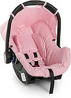 Galzerano Bebe Conforto Cadeirinha Auto Infantil 0 Até 13Kg Dispositivo De Retenção Grid Rosa