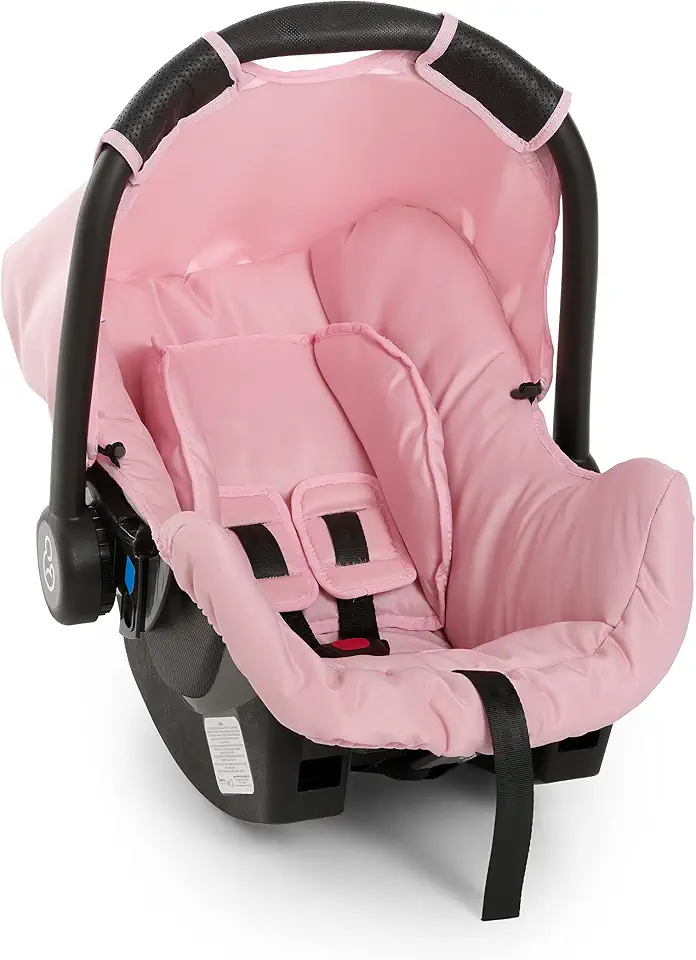 Galzerano Bebe Conforto Cadeirinha Auto Infantil 0 Até 13Kg Dispositivo De Retenção Grid Rosa