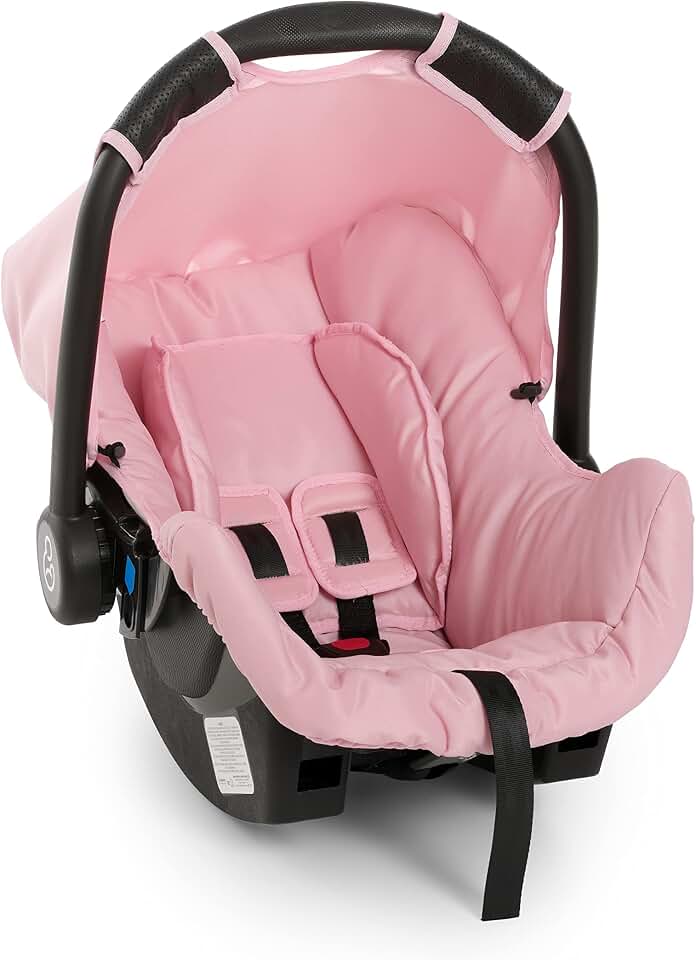 Galzerano Bebe Conforto Cadeirinha Auto Infantil 0 Até 13Kg Dispositivo De Retenção Grid Rosa
