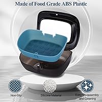 Vista 6 de Estuche de alineador de doble capa con espejo, estuche de retenedor con herramienta removedora y cepillo de limpieza con orificios de ventilación
