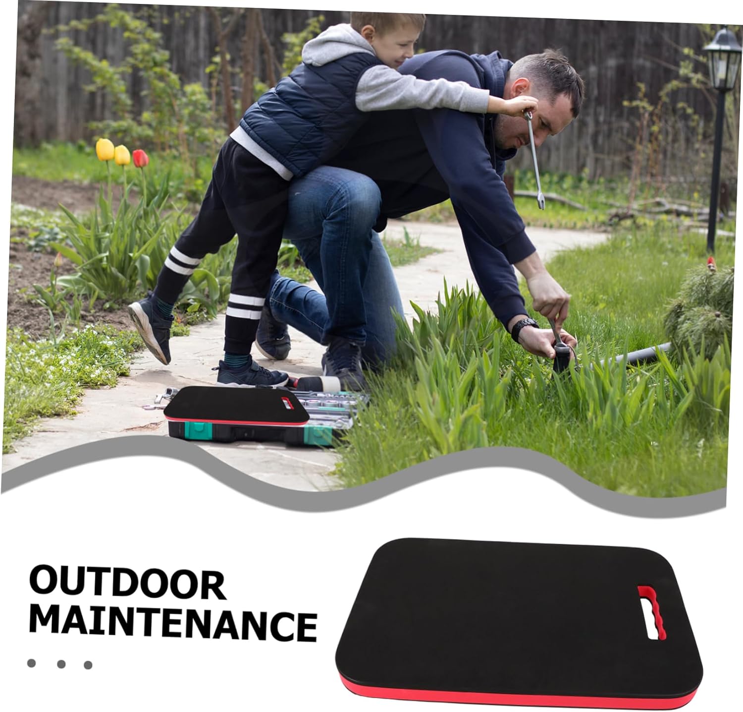 Car Repair Kneeling Pad Durable Mat for Automotive Work Gardening and Household Tasks Comfortable Knee Cushion for DIY Projects Lightweight and Easy to Carry