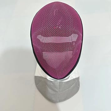 900N Fencing Mask, Childrens Fencing Mask, Certified National Fencing Mask, Colorful Adult Face Protection Helmet, Removable Lining, Easy to Wash, Fits Fencing CompetitionsPurple,Large