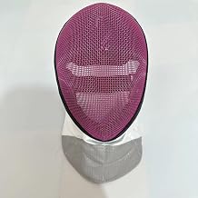 900N Fencing Mask, Children's Fencing Mask, Certified National Fencing Mask, Colorful Adult Face Protection Helmet, Removable Lining, Easy to Wash, Fits Fencing CompetitionsPurple,Large