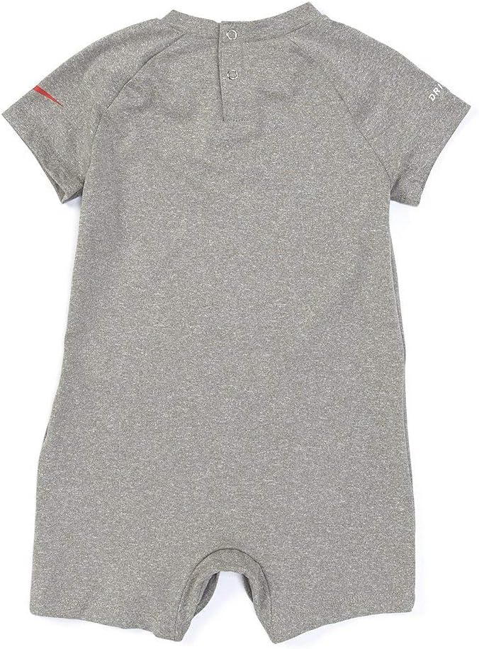 Nike Baby Boys' Dri-Fit Romper - Gray, 3 Months