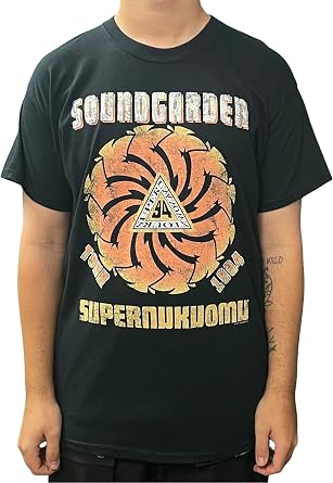 قميص Soundgarden T Superunknown Tour 94 Band Logo Official Mens Black Size XXL