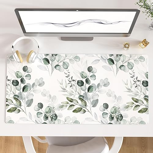 Miniatura 14 de Colorful Star Alfombrilla Grande para Ratón, Tapete de Escritorio de Cuero PU Impermeable, Alfombrilla de Ratón para Juegos de Computadora, Retro