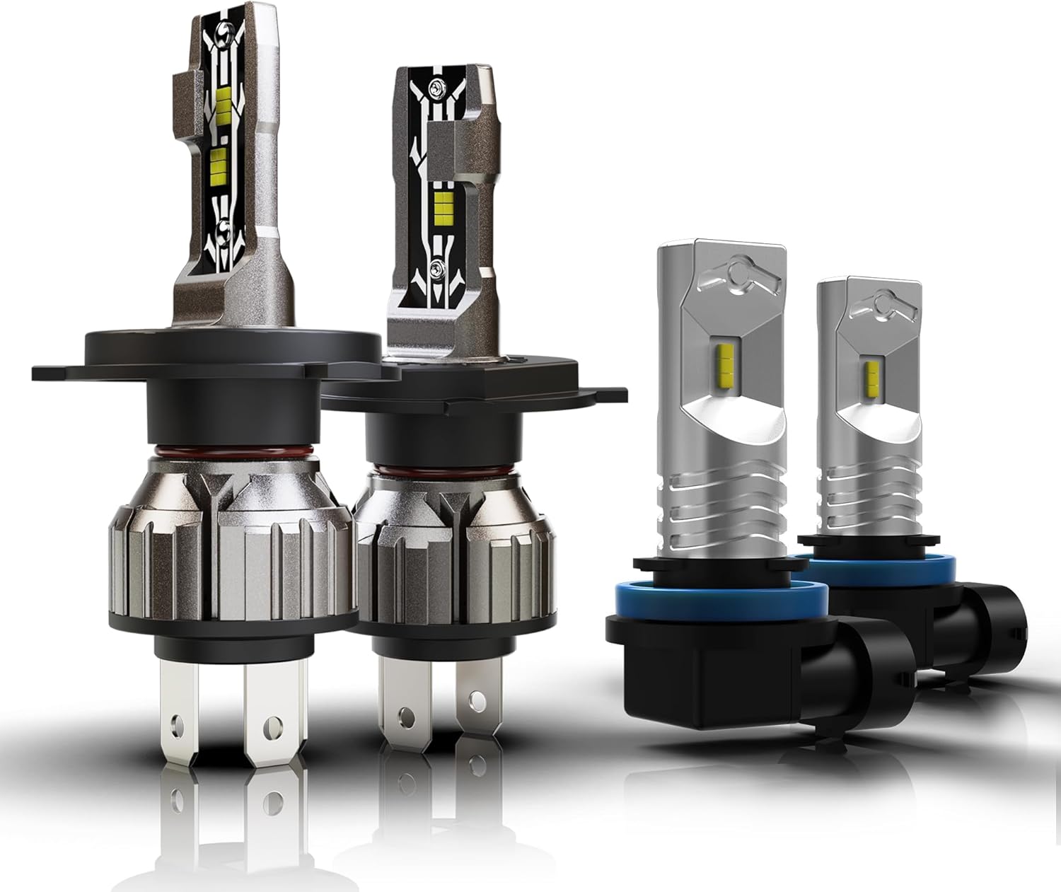 RAMHORN Fits for 2002-2014 CR-V 2007-2020 Fit Fog Light Bulbs Combo, 300% Brightness Upgraded, Pack of 4