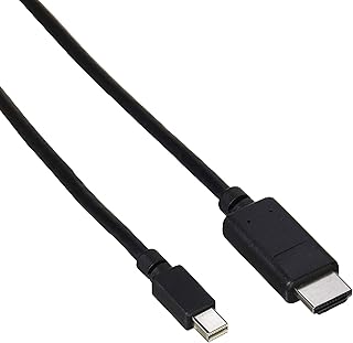エレコム Mini DisplayPort (オス) - HDMI (オス) 変換ケーブル 2m ブラック AD-MDPHDMI20BK