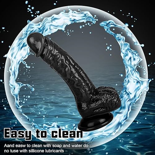 Miniatura 10 de Consolador de dragón realista de 7.3 pulgadas con ventosa fuerte para jugar con manos libres, consoladores anales de silicona líquida seguros para