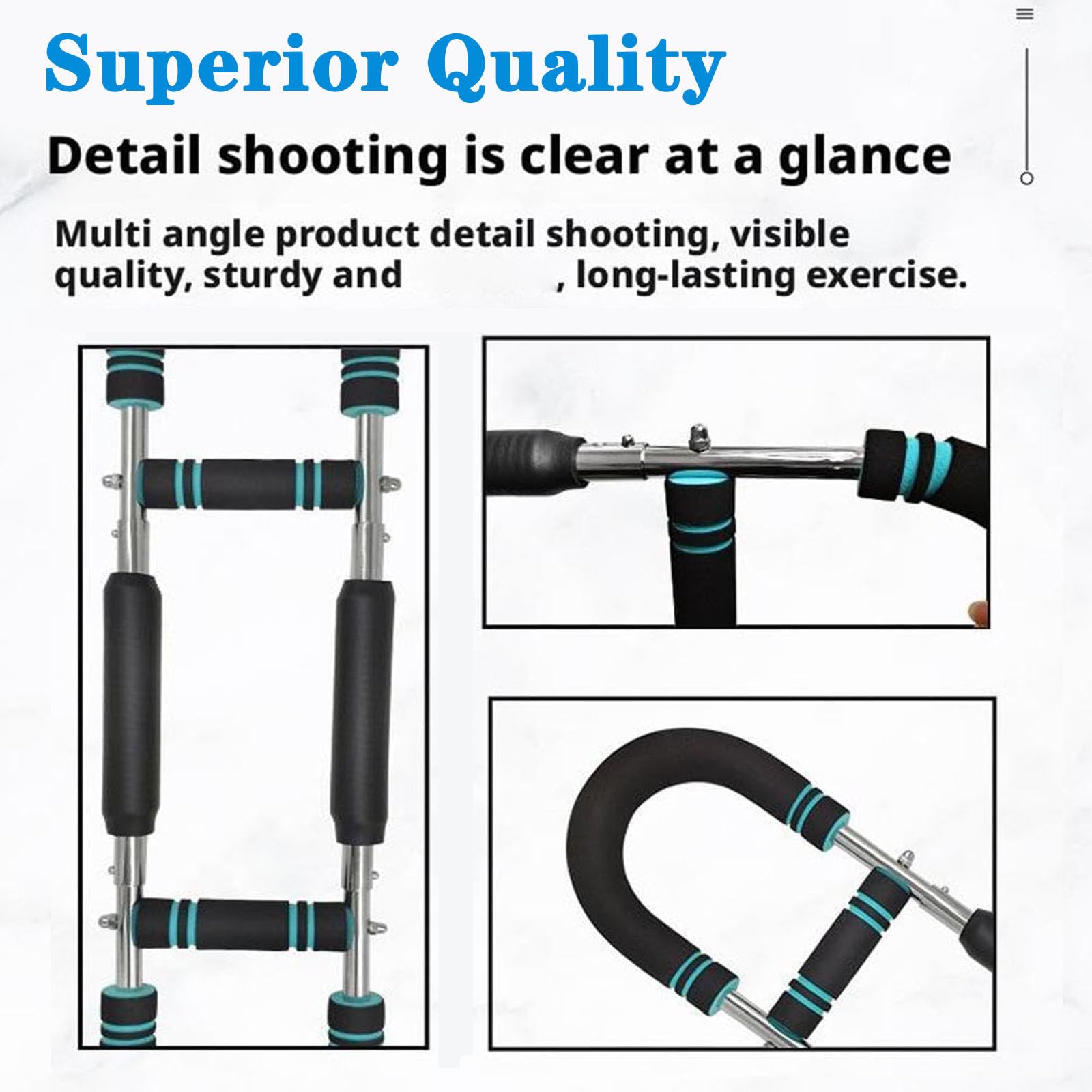 Twister Bras Et Pectoraux Réglable 30-50 Kg – Appareil De Musculation Tout-en-un, Détachable, Pour épaules Et Poitrine – Bleu