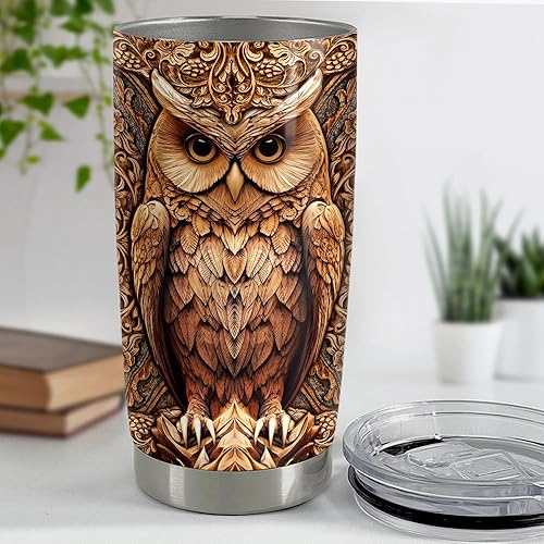 Vista 92 de SANDJEST Vaso de 20 onzas con diseño de águila con la bandera estadounidense, regalos para hombres y mujeres, vasos aislados de acero inoxidable