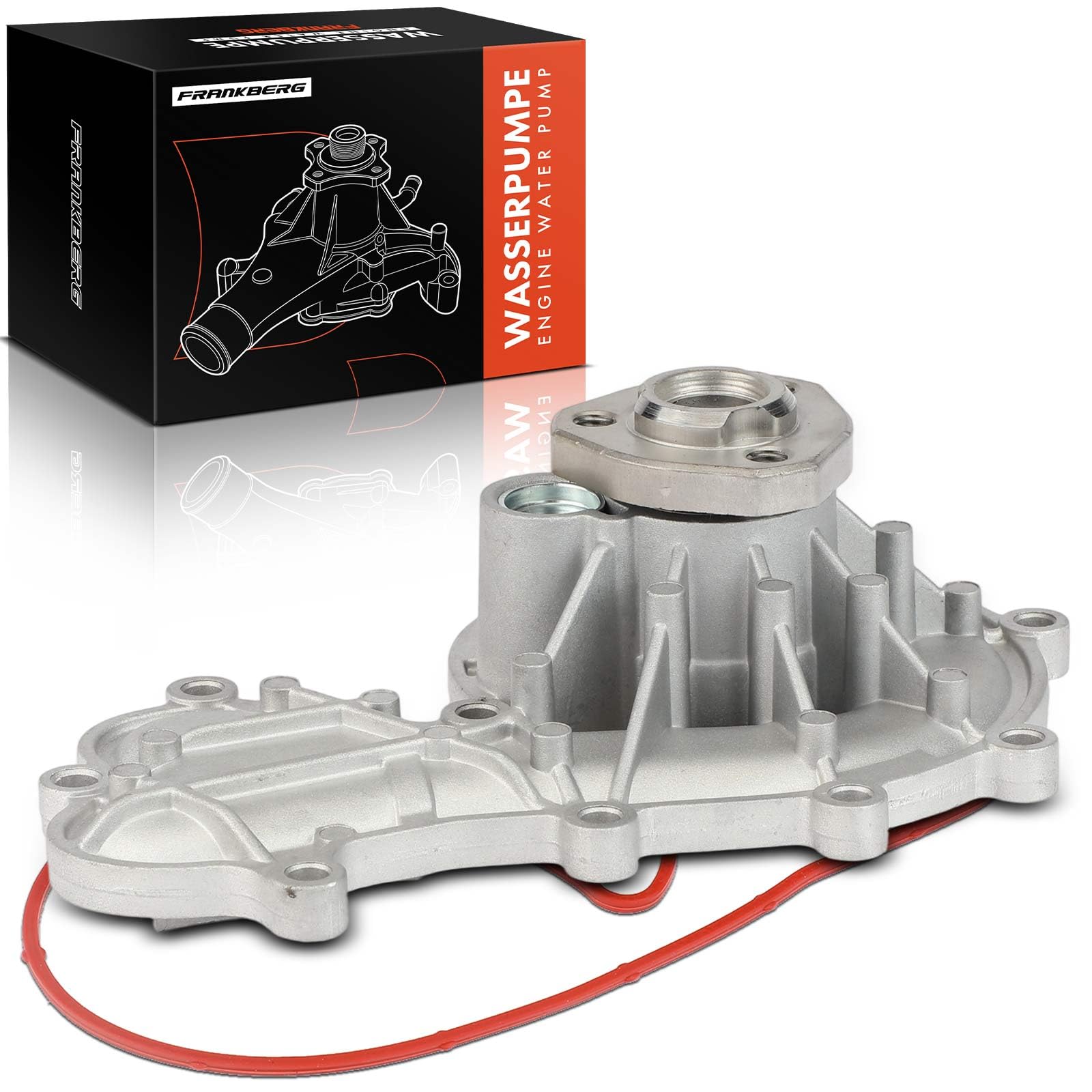 Frankberg Pompa dell'acqua pompa di circolazione dell'acqua 059121005T | Compatibile con: C.a.y.e.n.n.e 92A, A5 Sportback 8TA, A6 Allroad 4GH 4GJ, Q7 4LB, A4 Avant 8W5 8WD, A5 Cabriolet 8F7