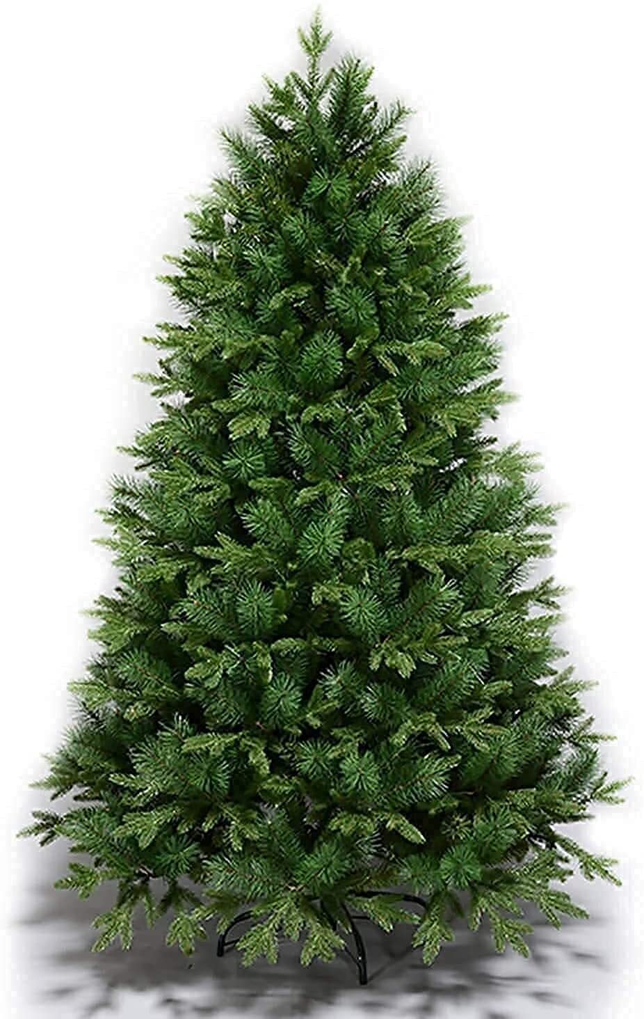 Sjdopulse Light/Green Christmas Tree Xmas Tree Christmas Tree Artificial Trees Decoration Christmas Tree Pvc Artificial Hinged Decorated Pine Tree With Solid Metal Legs Dull Christmas Tree For