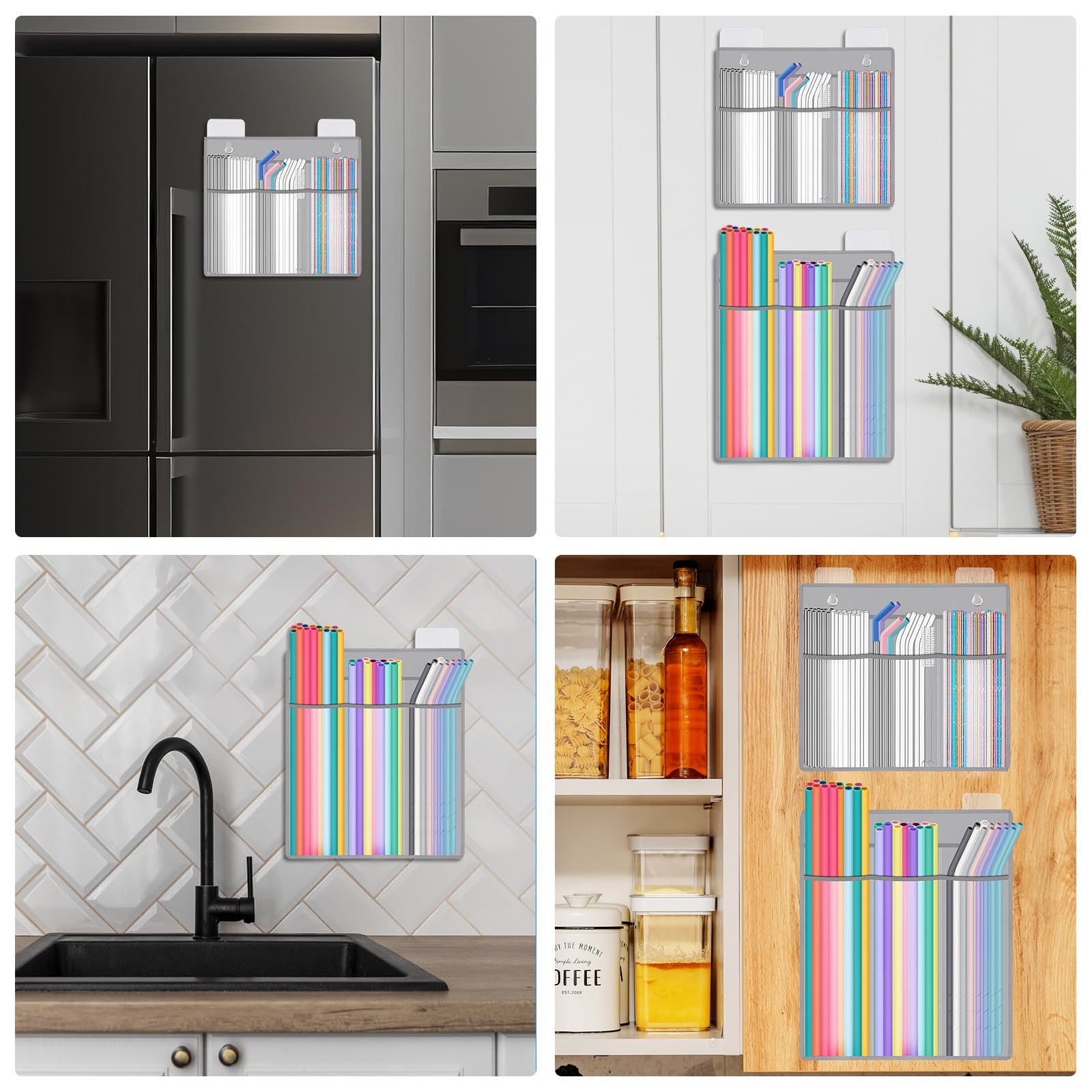 Organize Your Straws - NiHome Hanging Organizers -6 Organize Your Straws - NiHome Hanging Organizers -6