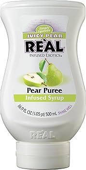 Amazon.com : Juicy Pear Reàl Infused Exotics, Pear Puree Infused