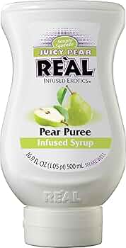 Amazon.com : Juicy Pear Reàl Infused Exotics, Pear Puree