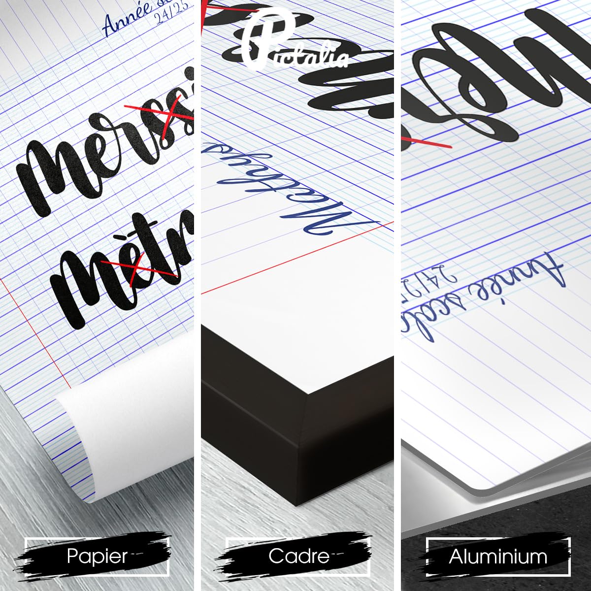 Poster Personnalisé, Merssi Mètresse, Cadeau Maitresse d'École Personnalisé, Cadre Professeure des Écoles Fin d'Année, Idees Cadeaux Institutrice, Merci Maitresse