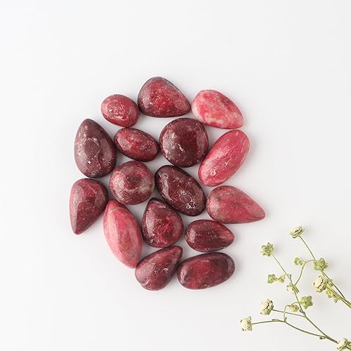 Miniatura 5 de Lote de cabujones a granel de piedras preciosas naturales de thulitis, fabricación de joyas sueltas, bricolaje pulido, envoltura de alambre,