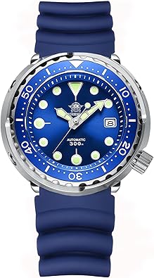 ADDIESDIVE Automatic Steel Dive Watch for Men 47.5mm Analog Wristwatches Sapphire Crystal Diver 300M