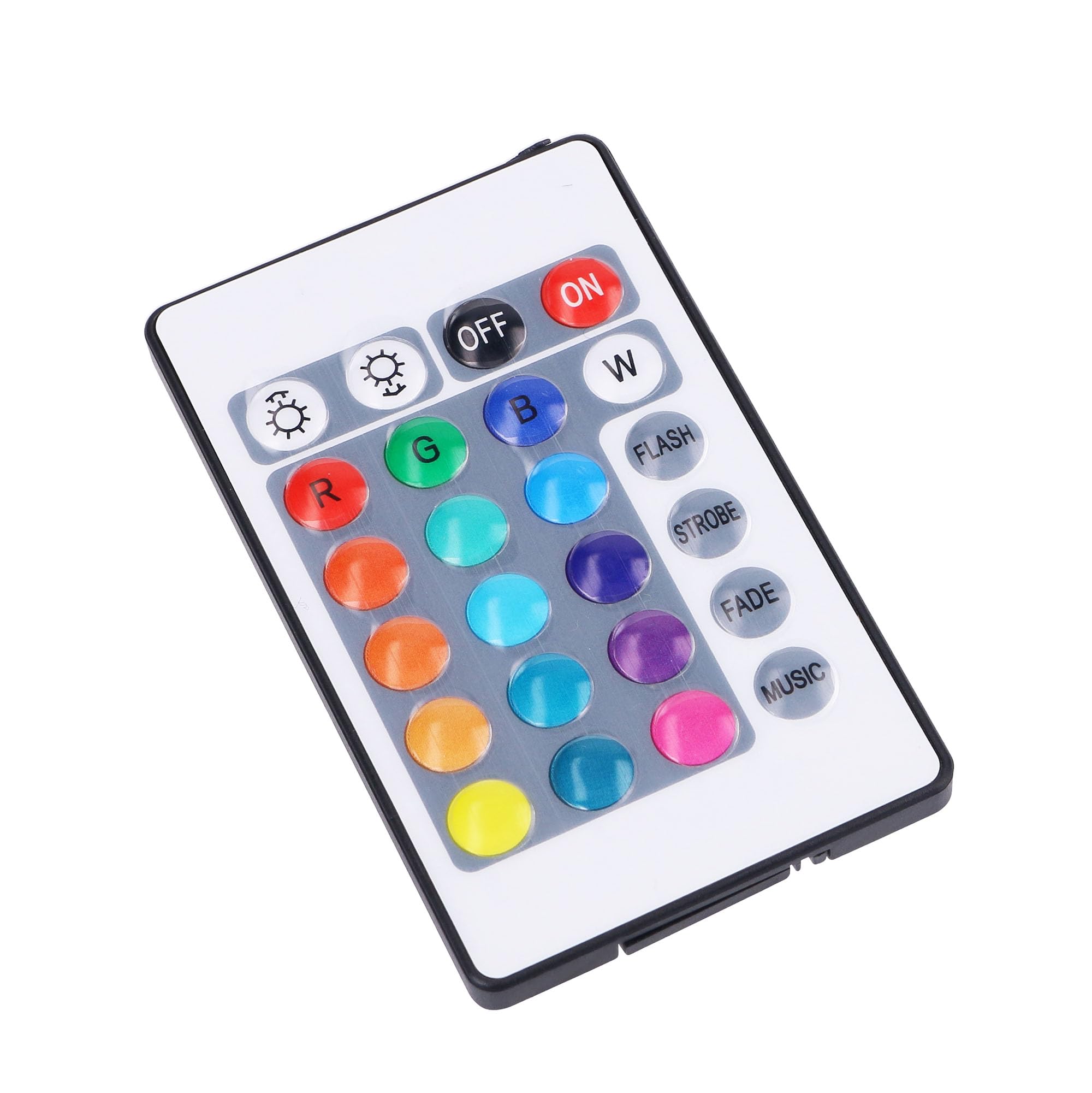 FORLIGHT Tira LED RGB de 5m 12W con Control ON-Off y protección IP20 para Uso Interior