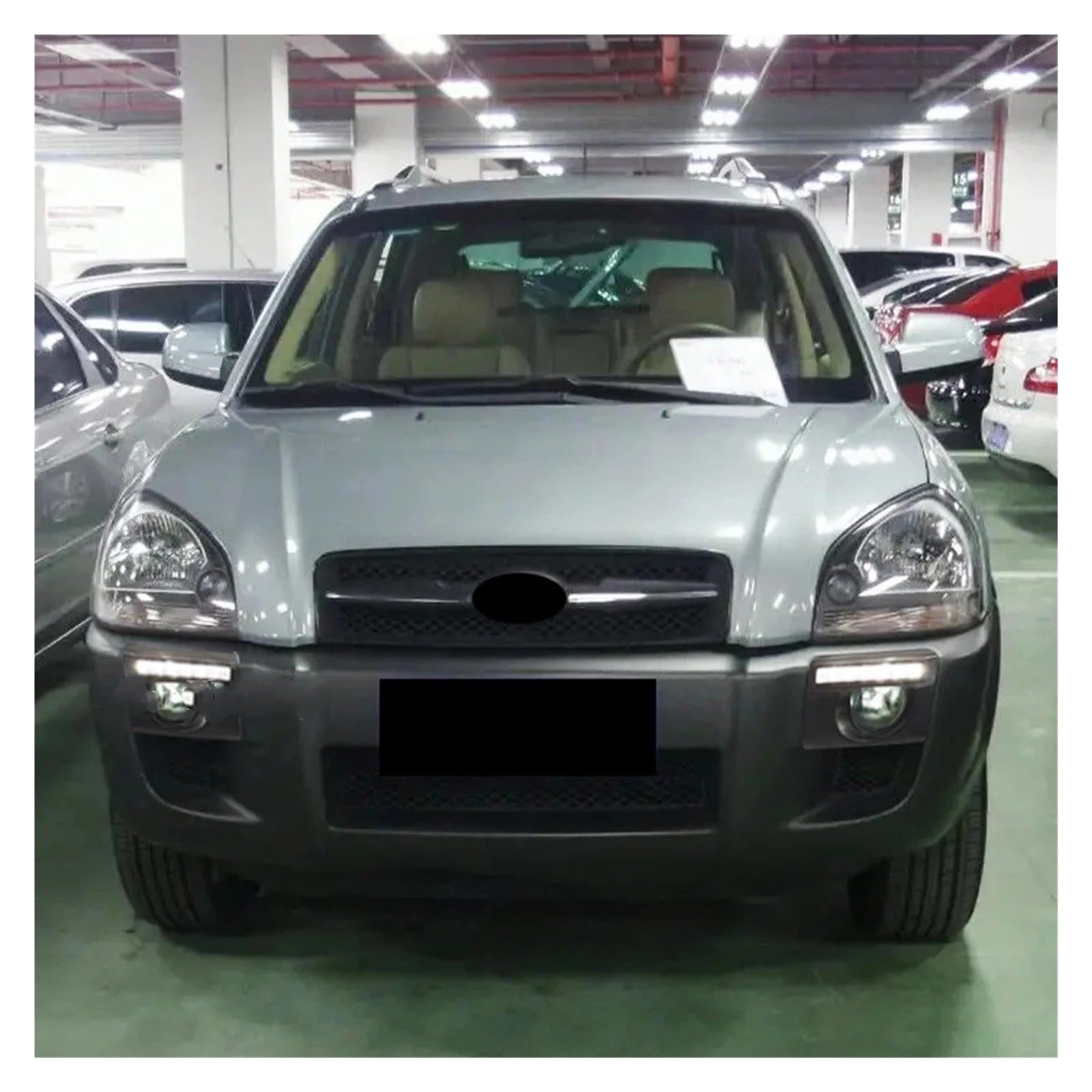Faro Proiettore 1 Coppia Per Hyundai Per Tucson 2005 2006 2007 2008 2009 Luci Diurne A LED Luce Diurna DRL Fendinebbia Copertura Della Lampada Della Nebbia Fanale Proiettore