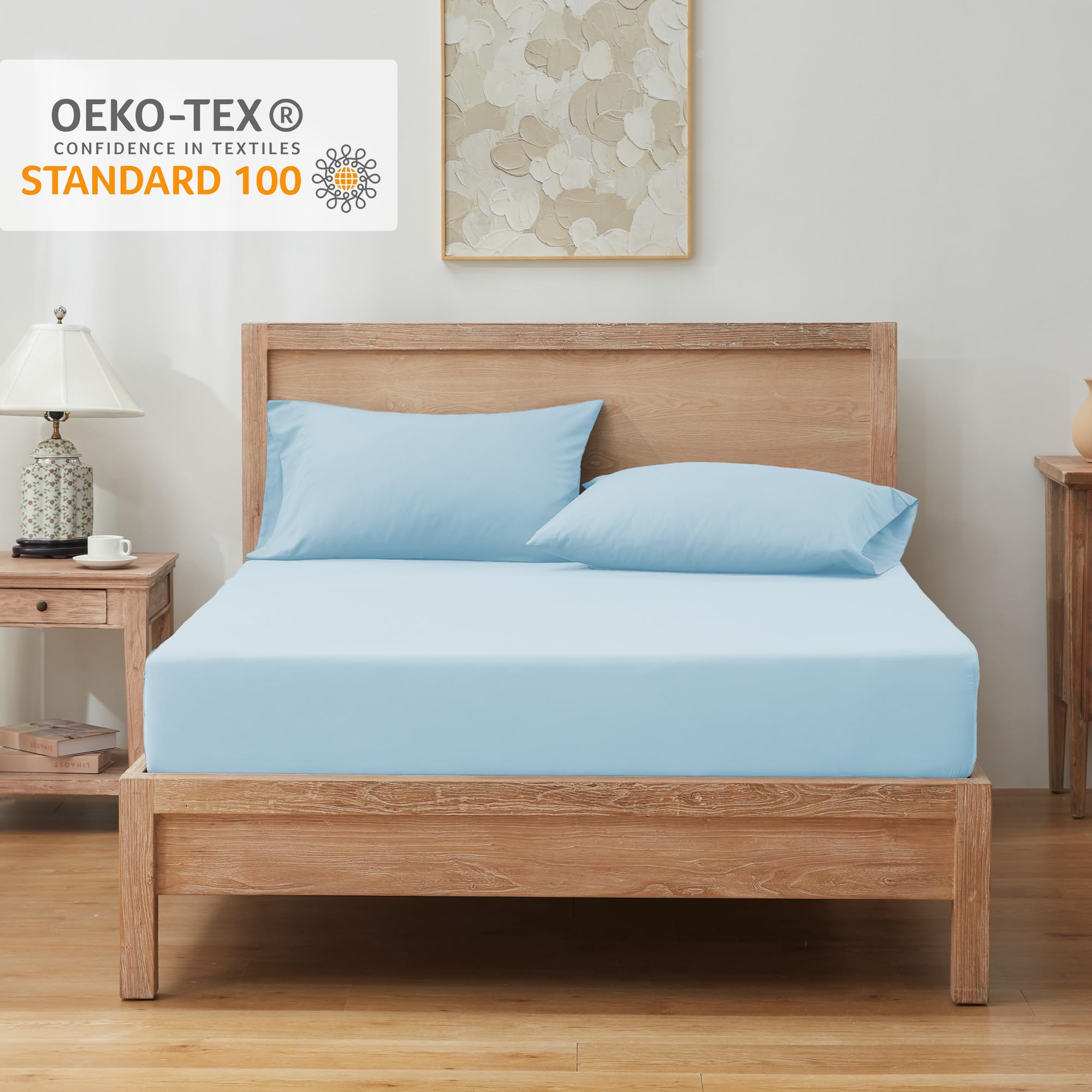 Set Lenzuola Matrimoniali 4 Pezzi In Microfibra - Copripiumino 230x250cm + Lenzuolo + 2 Federe - Foto 7