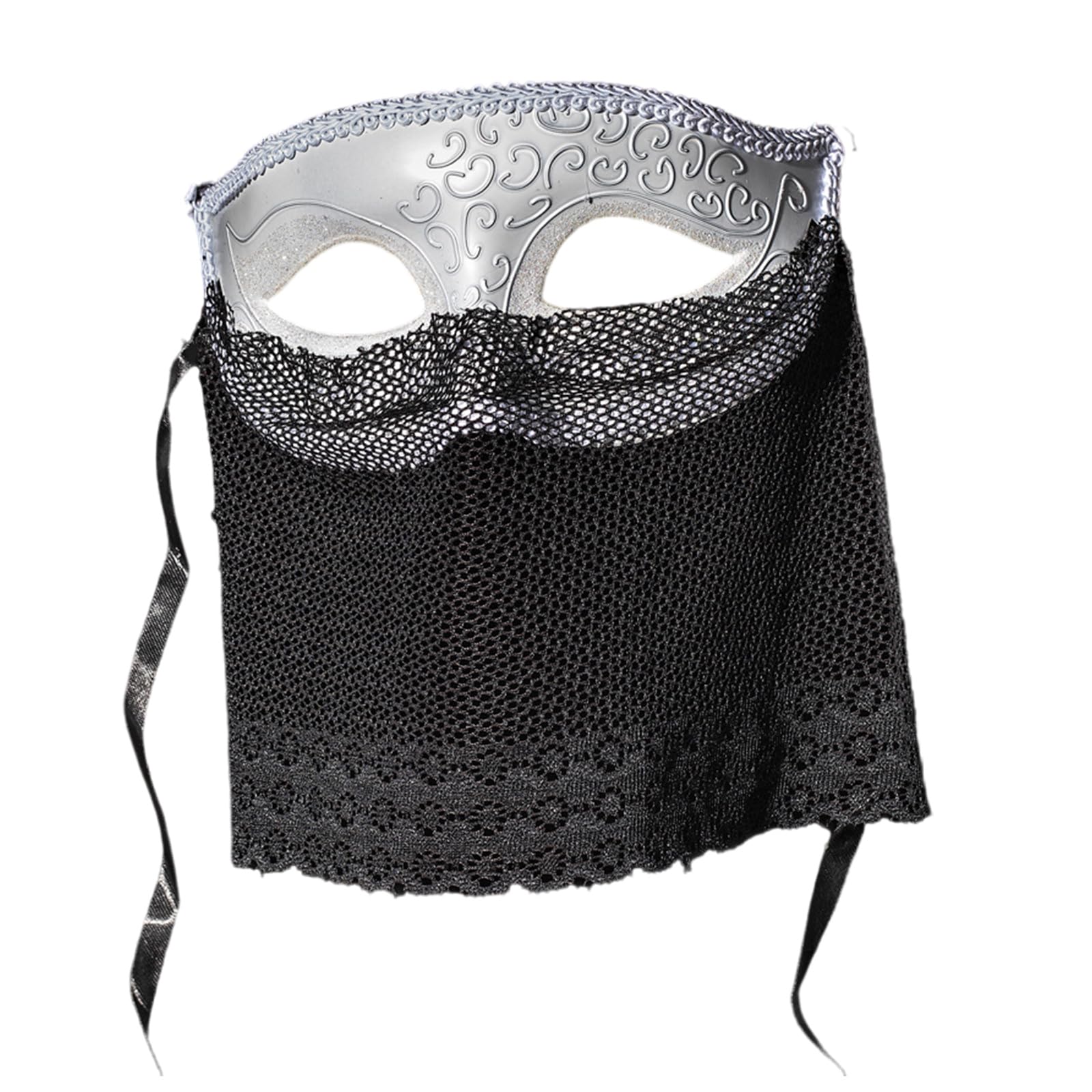 Buxuaaaa Masquerades Half Eye Venetians Halloween Costume Party with Veils Venetians Women for Masquerades