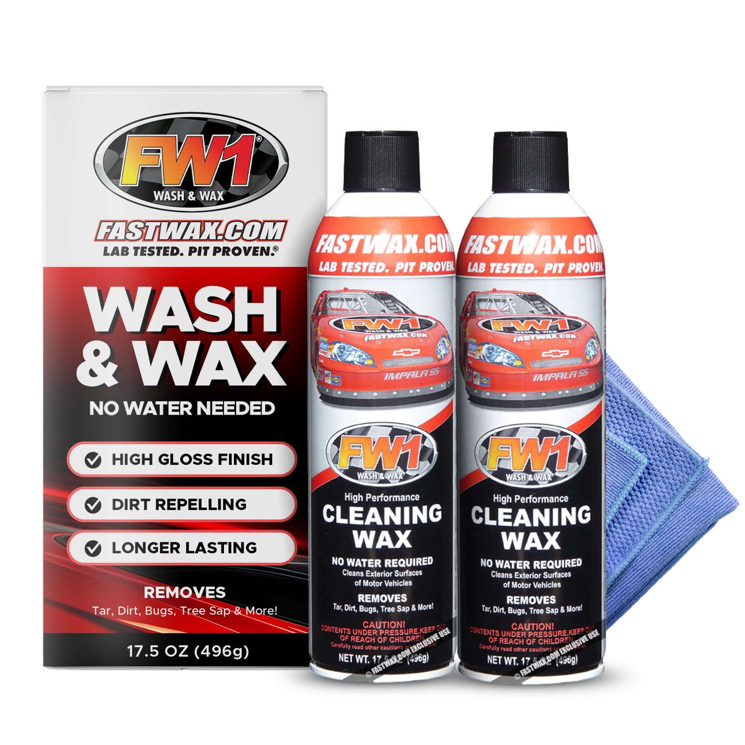 Sponsored Ad - FW1 2 Pack, A High Performance Car Wax Polish | Easy To Use Scratch-Free Waterless Car Wash Spray & Detail Cleaning Polish (17.5oz) | Spray Wax for Cars, Trucks, Motorcycles, RVs and boats.