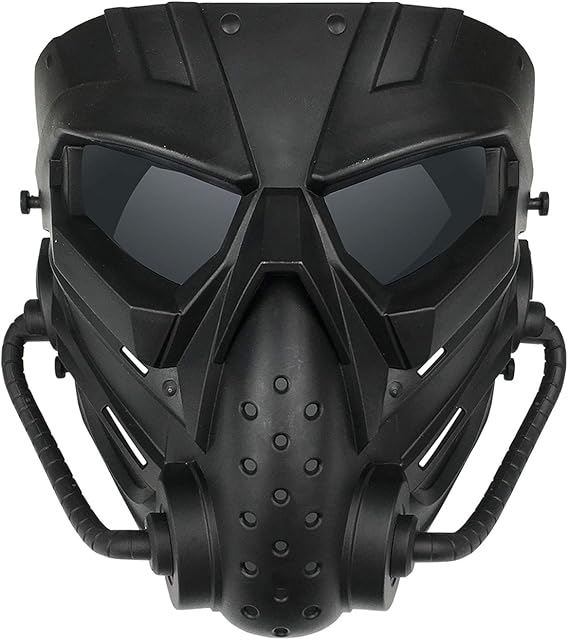 Alien Airsoft Mask Full Face Tactical Mask Impact Resistant for Airsoft Paintball Hunting CS Game Halloween Movie Props and Other Outdoor Activities