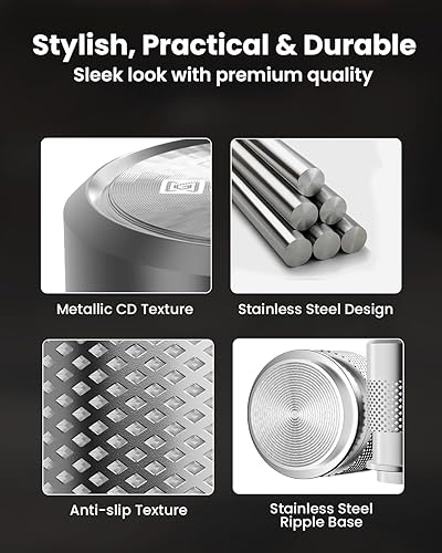 Miniatura 5 de Maestri House - Manipulador de café espresso de 2.087 in, acero inoxidable para máquina de café expreso, profundidad ajustable para todos los