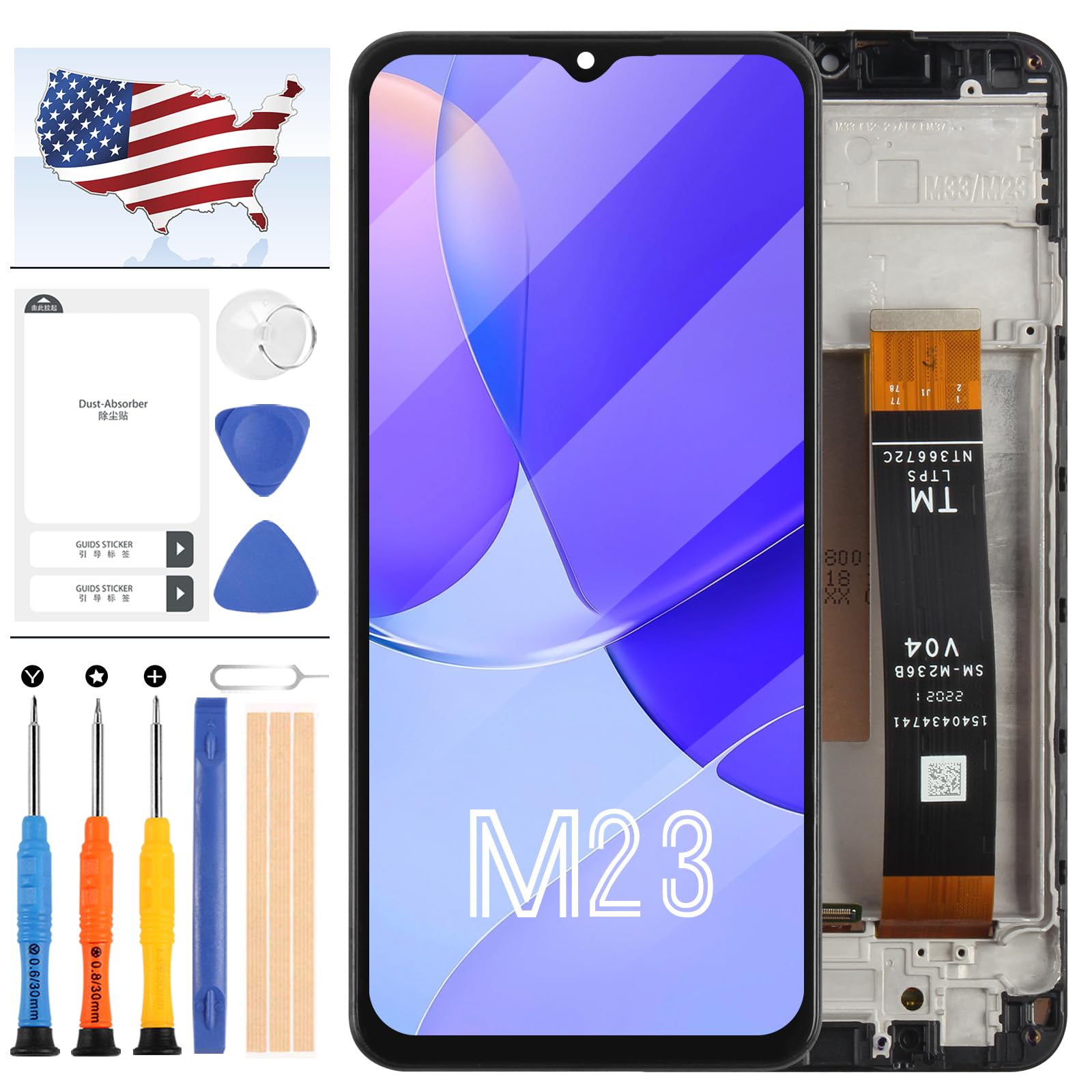 Amazon.com: A-MIND LCD Screen for Samsung Galaxy M23 Screen