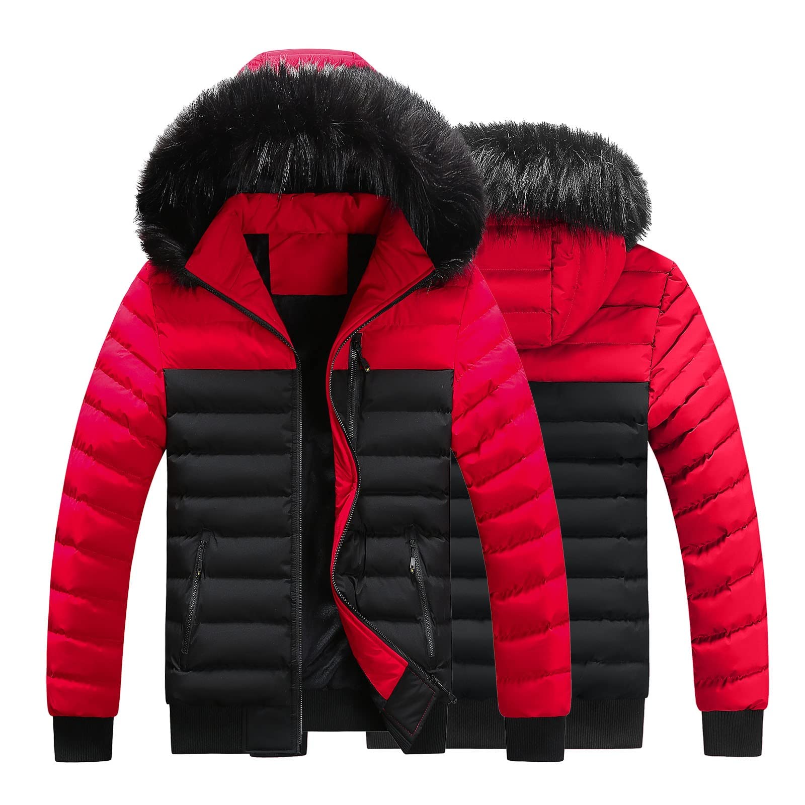 Giacca Running Uomo Buono Amazon da Stampare Giubbotto Moto Uomo Invernale Piumino Smanicato Leggero da Uomo con Cappuccio, Impermeabile, Senza Maniche, per Escursionismo E Sci Uomo Piumino