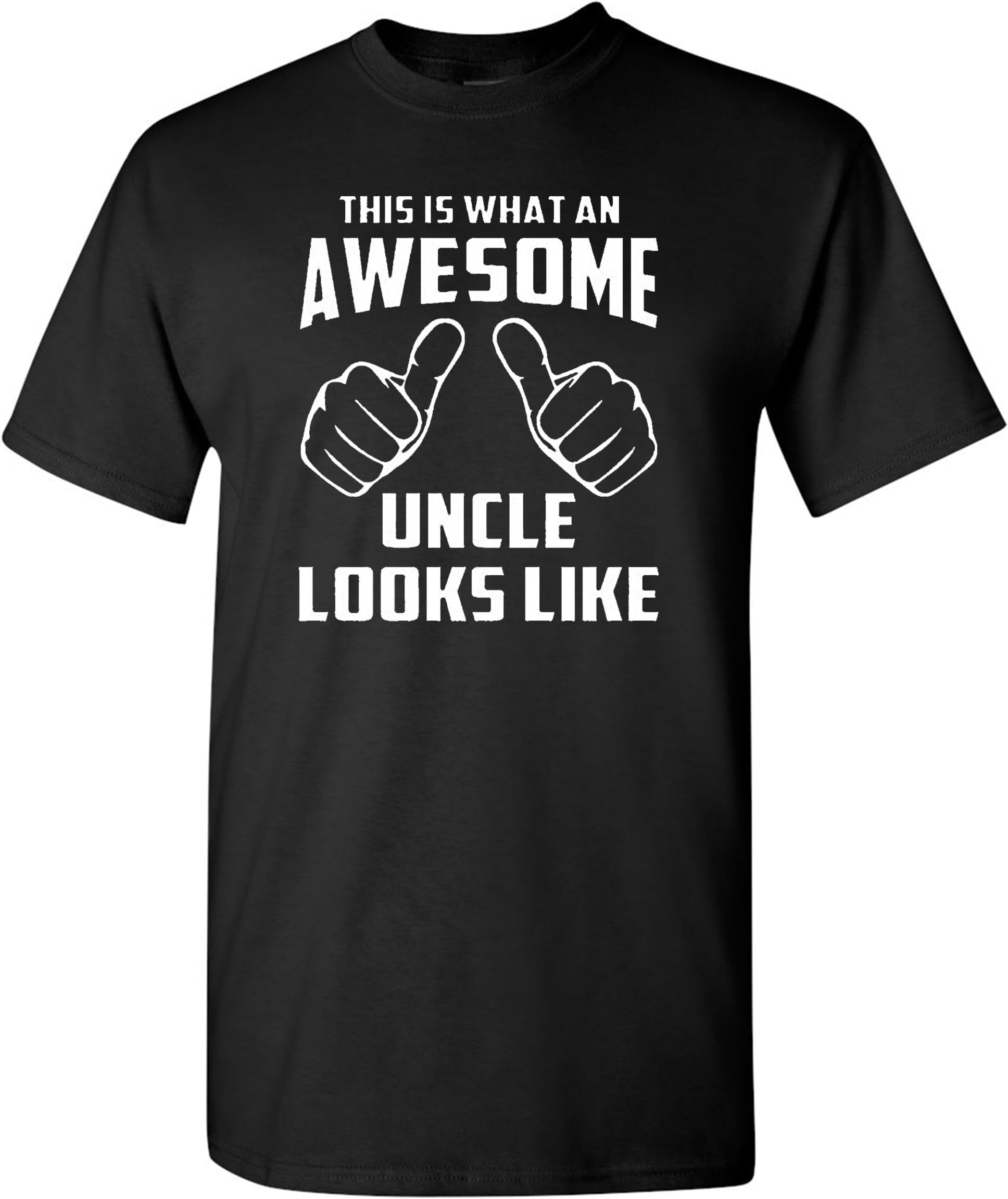 City ShirtsAwesome Uncle Looks Like Adult Funny Adult T-Shirt Tee